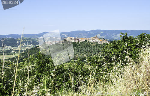 Image of Italian traditional village view