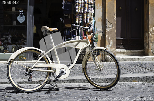 Image of Vintage italian style bicycle