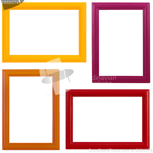 Image of Painted picture frames