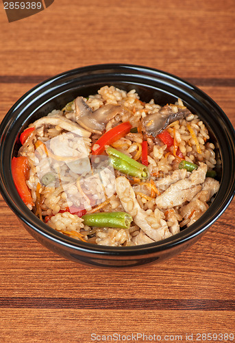 Image of Rice chicken vegetable
