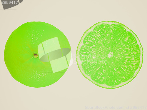 Image of Retro look Lime fruit