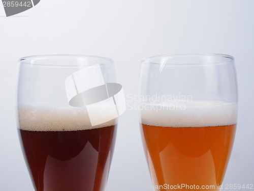 Image of Two glasses of German beer