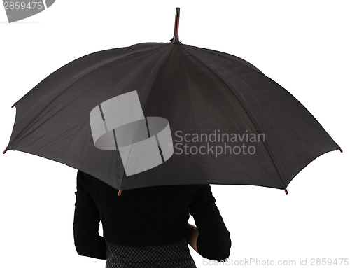 Image of Woman with umbrella