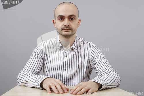 Image of Man at desk