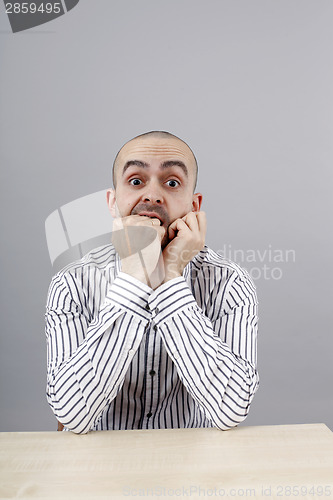 Image of Man at desk