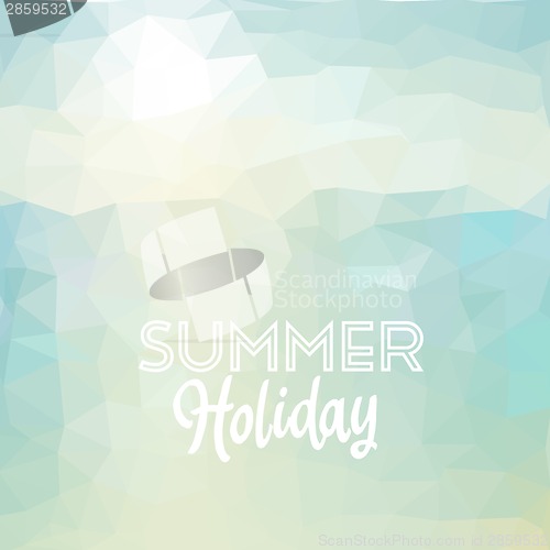 Image of Summer holiday tropical beach background