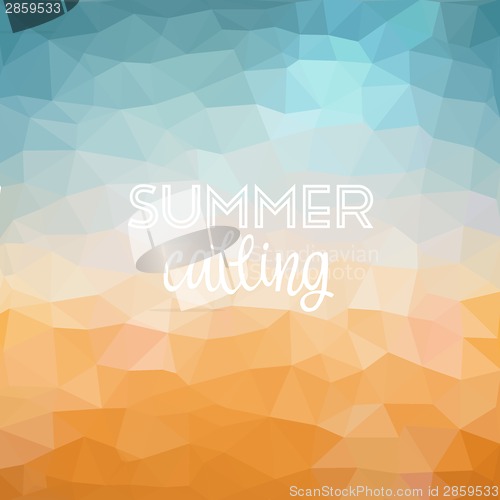 Image of Summer holiday tropical beach background