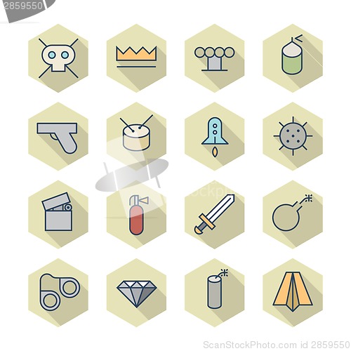 Image of Thin Line Icons For Miscellaneous