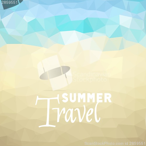 Image of Summer holiday tropical beach background