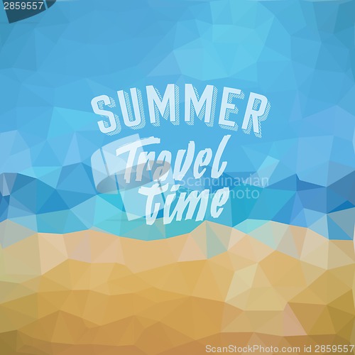 Image of Summer holiday tropical beach background