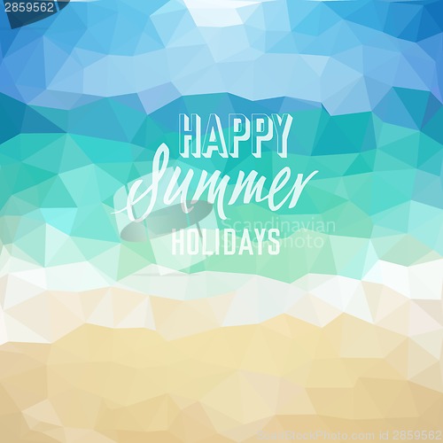 Image of Summer holiday tropical beach background