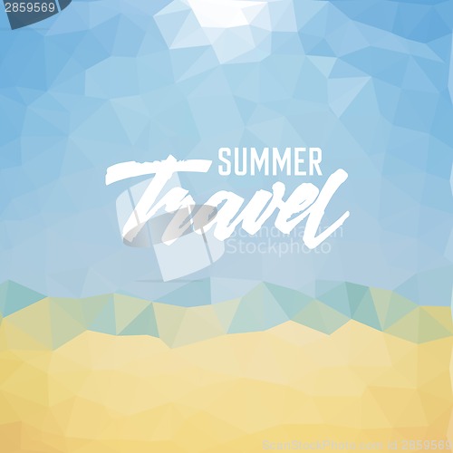 Image of Summer holiday tropical beach background