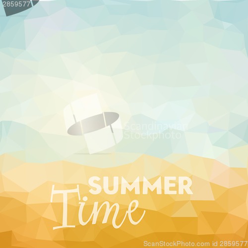 Image of Summer holiday tropical beach background