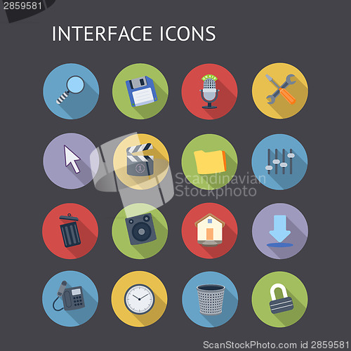 Image of Flat Icons For Interface