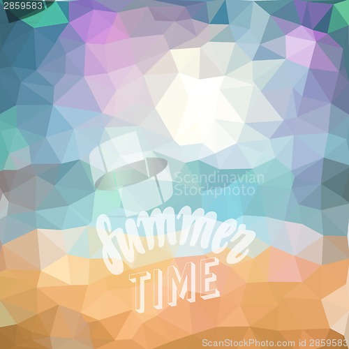 Image of Summer holiday tropical beach background