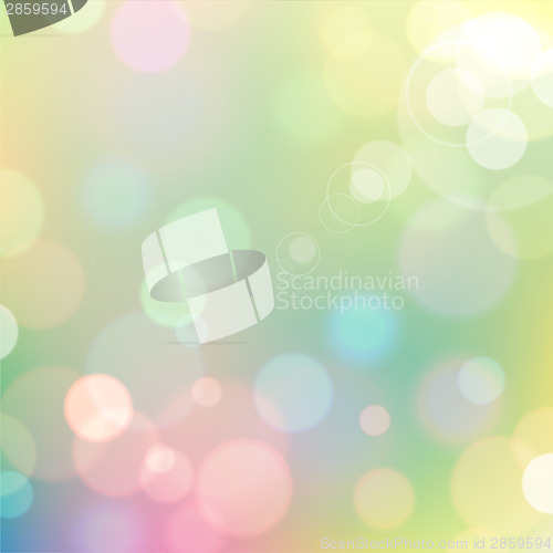 Image of Colorful Bokeh Background