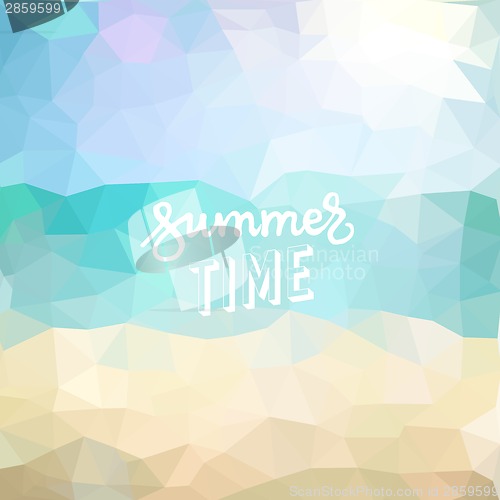 Image of Summer holiday tropical beach background