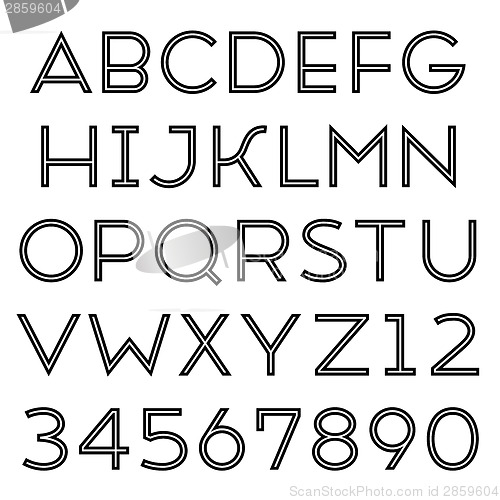 Image of Handmade sans-serif font