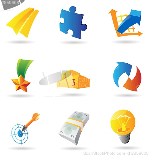 Image of Icons for business symbols