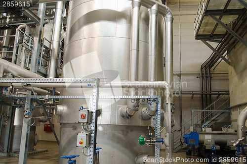 Image of reservoir tanks sludge digester storage dry biogas 