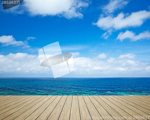 Image of wooden jetty beach
