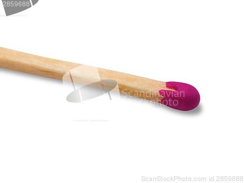 Image of Wooden match isolated on white background