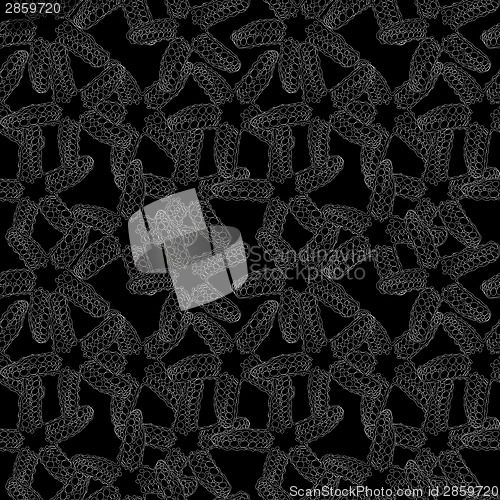 Image of Monochrome starfish pattern