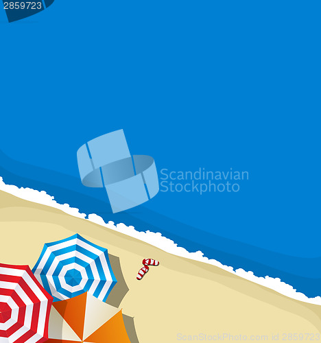 Image of Summer beach background