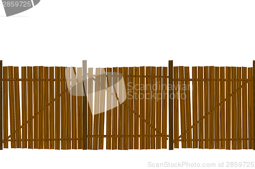 Image of Wooden fence pattern