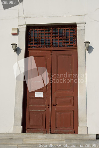 Image of entrance museum mykonos