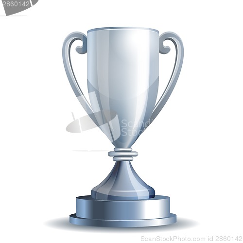 Image of Silver trophy cup