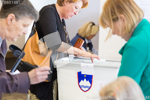 Image of Slovenian parliamentary election, 2014.