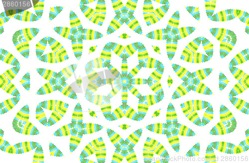 Image of Abstract color concentric pattern