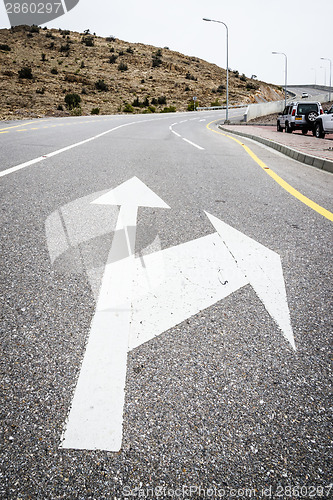 Image of Road arrow Jebel Akhdar