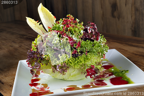Image of Plate with salad