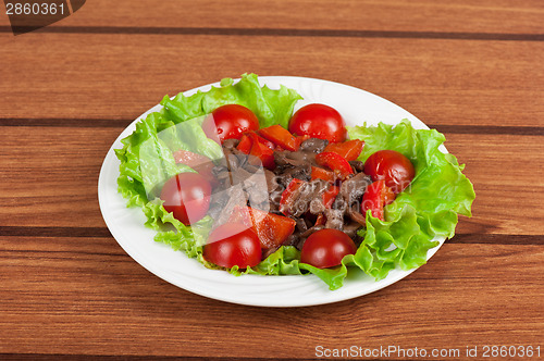 Image of Roasted beef and mushrooms