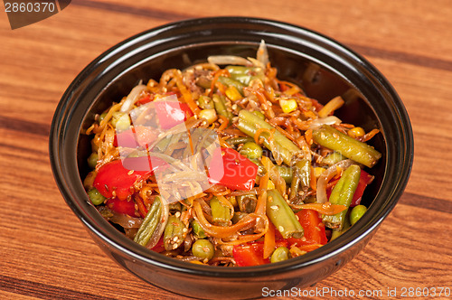 Image of warm vegetable salad