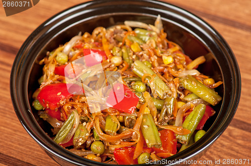 Image of warm vegetable salad