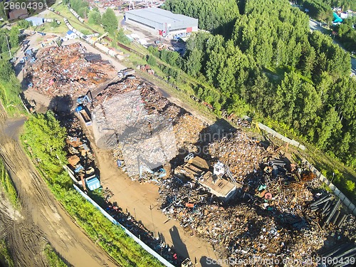Image of Scrap metal and iron dump