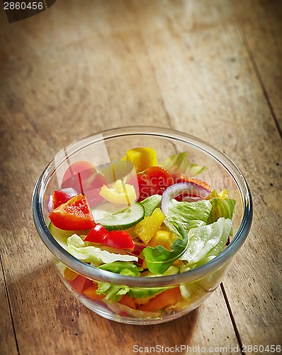 Image of fresh vegetable salad