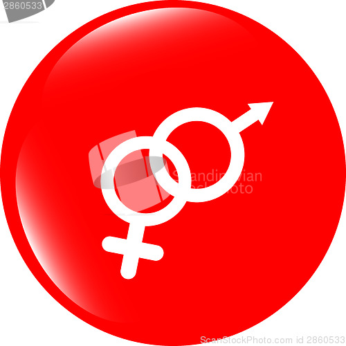 Image of iwon web button with male female symbol