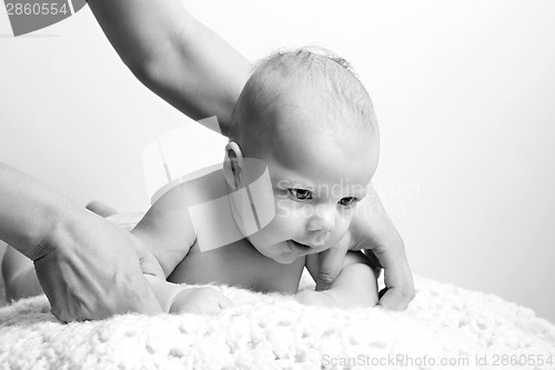 Image of Mother with Baby Boy