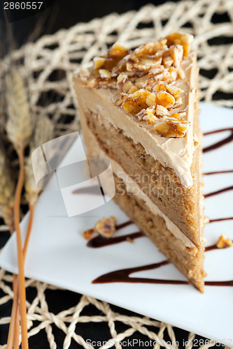 Image of Almond Toffee Cake