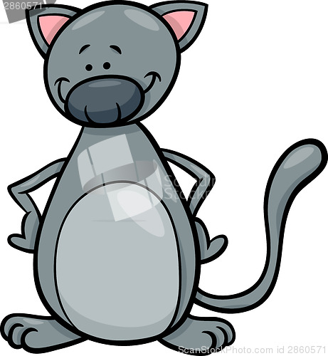 Image of cute cat cartoon illustration