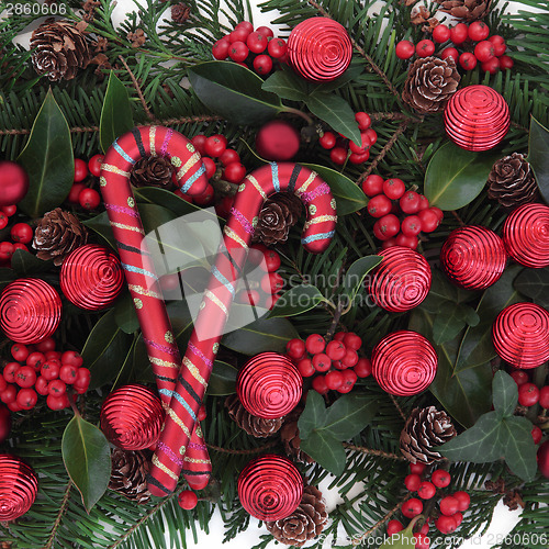 Image of Candy Canes and Baubles