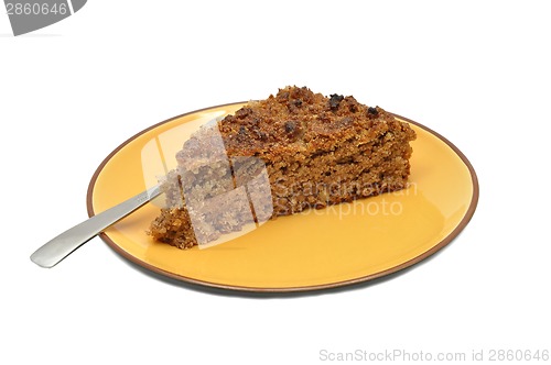 Image of Slice of wholemeal cake