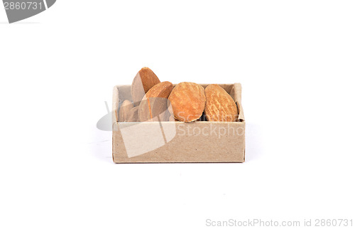 Image of Almonds on white