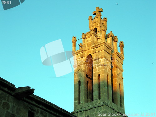 Image of The bell tower of a church. Nicosia. Cyprus