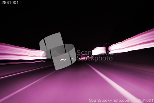 Image of Night on the road