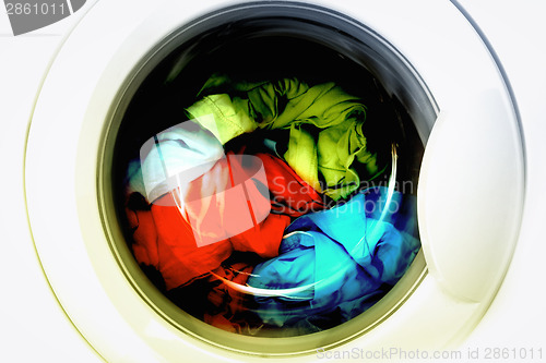 Image of Clothes in laundry